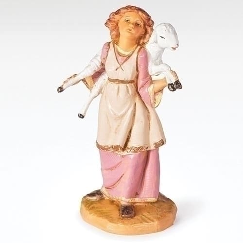 Shepherdess Fontanini Nativity Collection