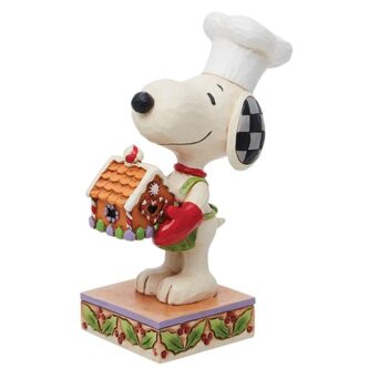 Snoopy With Gingerbread House By Jim Shore