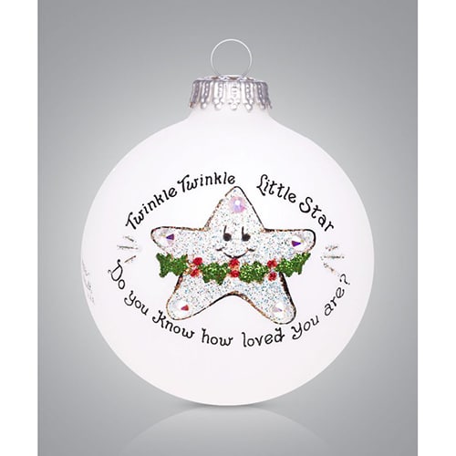 Twinkle Little Star Ball Ornament