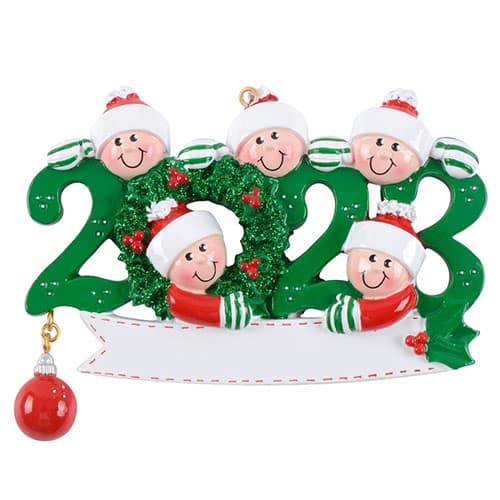 2023 Elf Drop Ornament Personalized 5