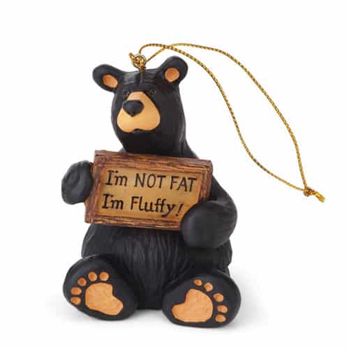 im Fluffy Ornament Bearfoot Bear