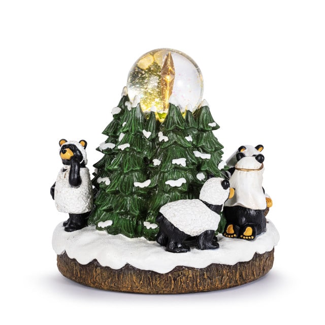 Beartivity Musical Snow Globe Bearfoots Bear Four