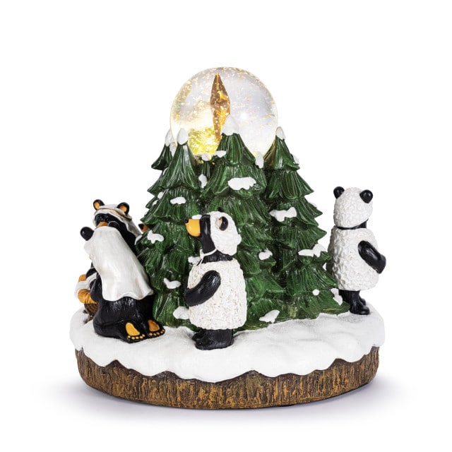 Beartivity Musical Snow Globe Bearfoots Bear Turn Five