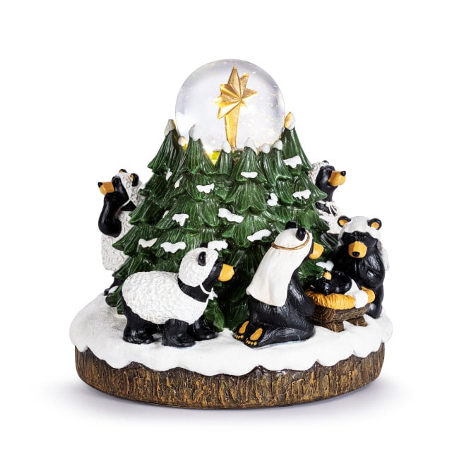 Beartivity Musical Snow Globe Bearfoots Bear Turn Three