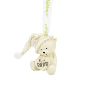 Beary New Baby Snowbabies Ornament