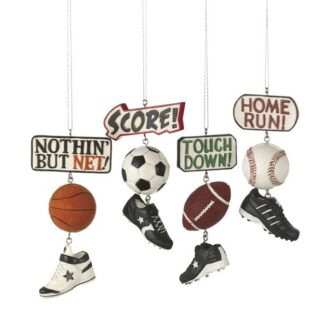 Exclamation Sport Ball Ornaments