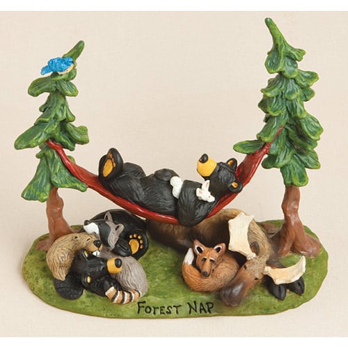 Forest Nap Bearfoots Bear Figurine