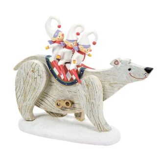 Polar Bear Ride Nightmare Before Christmas Village Dept. 56