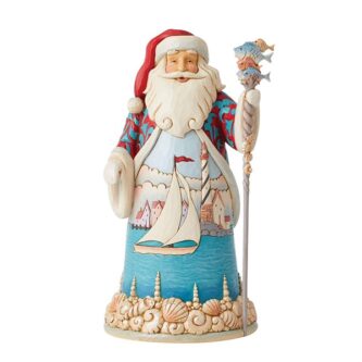 Sailing Seas Shell Santa by Jim Shore