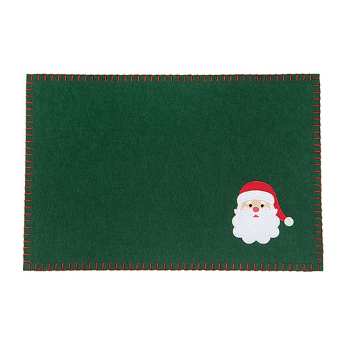 Santa Face Table Decor Rectangle Placemat