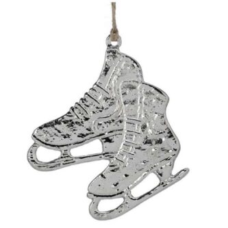 Aluminum Ice Skates Ornament