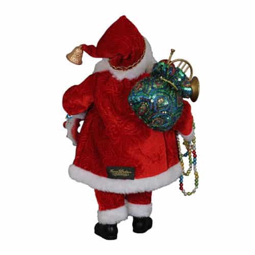 Beads with Wreath Santa by Karen Didion Back