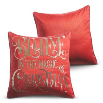 Believe Christmas Magic Pillow