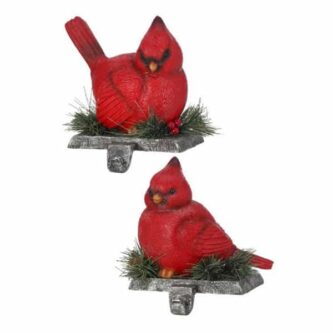 Christmas Cardinal Stocking Hanger