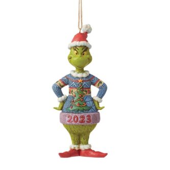 Grinch Dated 2023 Ornament By Jim Shore