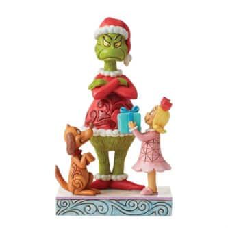 Grinch Receives Christmas Gifts by Jim Shore 6012698