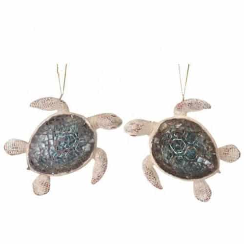 Mosaic Sea Turtle Ornament