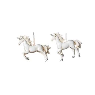 Silver Hooves Unicorns Ornaments