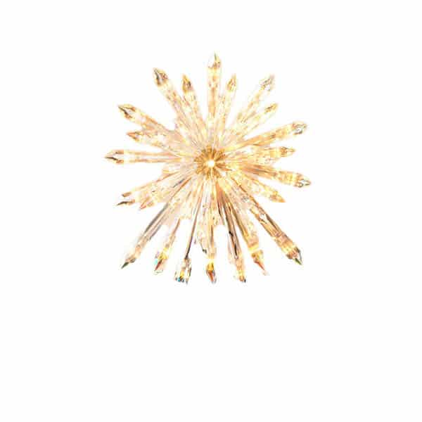 Starburst Glittered Tree Topper