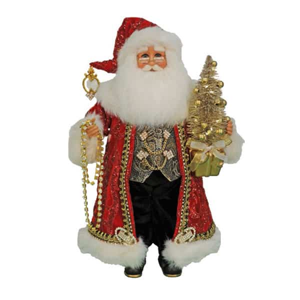 Traditional Elegance Lit Santa by Karen Didion