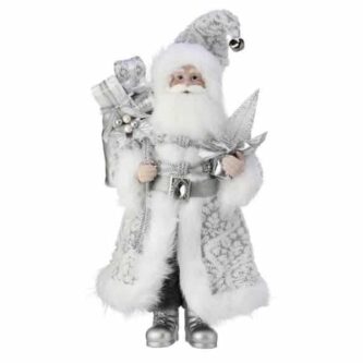 White Silver Jewel Santa