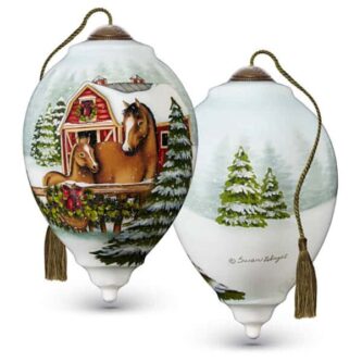 Barnyard Christmas NeQwa Art® Ornament