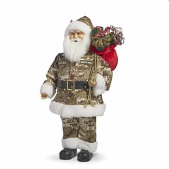 Army Fatigues Santa Figurine