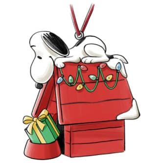 Christmas House Snoopy Ornament