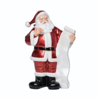 Classic Santa List Figurine