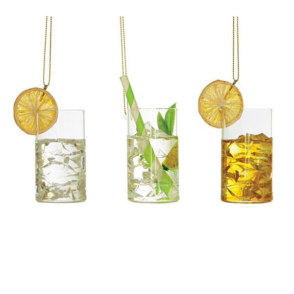 Fancy Highball Cocktail Ornament