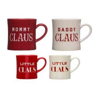 Mommy Daddy Little Claus Mugs