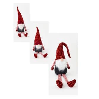 Red Sequin Hat Gnomes
