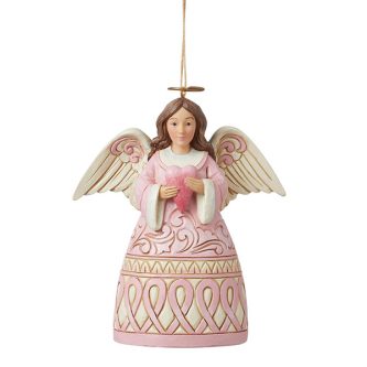 Rose Heart Angel Ornament By Jim Shore 6013134