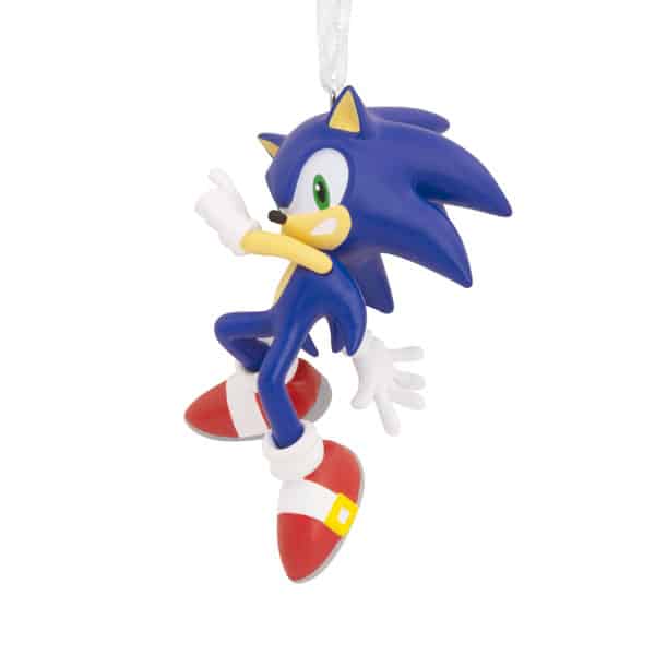 Sonic Hedgehog Action Ornament