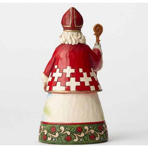 Swiss Santa Figurine by Jim Shore Back