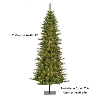 Asheville Alpine Christmas Tree 6 Clear - Multi 2