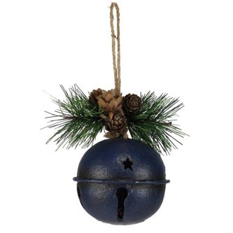 Blue Jingle Bell Ornament