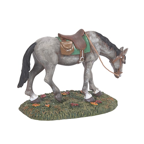 Gunpowder Horse 25th Anniversary Dept 56 Halloween Village Back