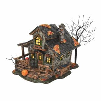Ichabod Cranes House 25th Anniversary Dept 56 Halloween Village Front