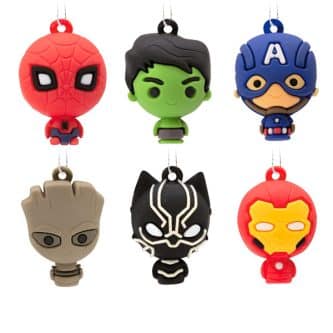 Mini Marvel Heroes Ornament Set