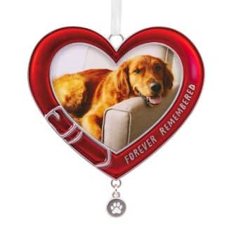 Pet Heart Frame Memorial Ornament