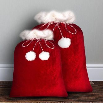 Santas Toy Gift Bag Both Sizes