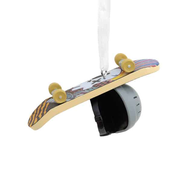 Skateboard and Helmet Ornament