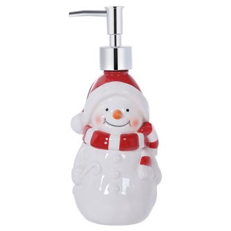 Snowman Soap Lotion Dispenser