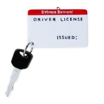 Drivers Beware New Driver Ornament Personalize
