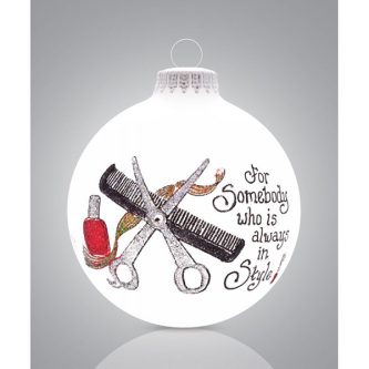 In Style Ball Ornament