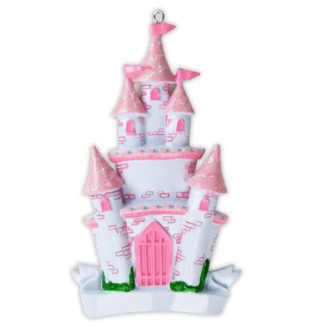 Princess Castle Ornament Personalize