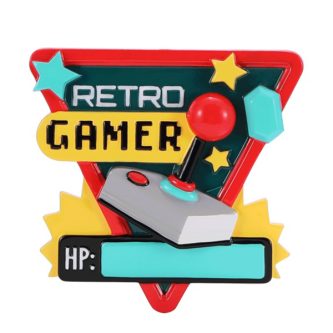Retro Gamer Ornament Personalize