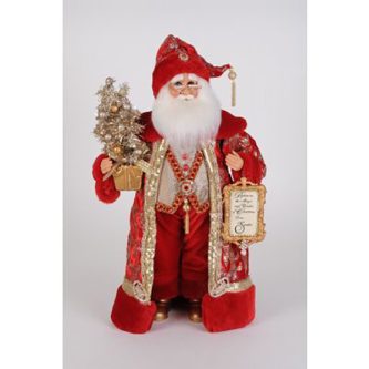 Scarlet Jeweled Magic Santa