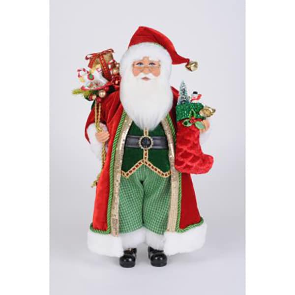 Touch of Green Santa